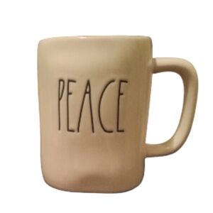 Rae Dunn "PEACE" Coffee Mug Cup